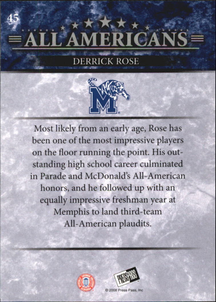 2008 Press Pass Basketball "Main Set" Base Cards #1 to #65 - Picture 81 of 115