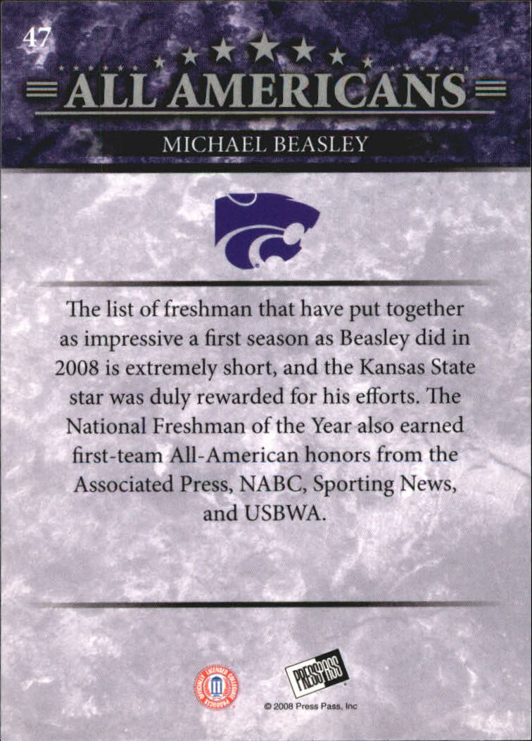2008 Press Pass Basketball "Main Set" Base Cards #1 to #65 - Picture 85 of 115