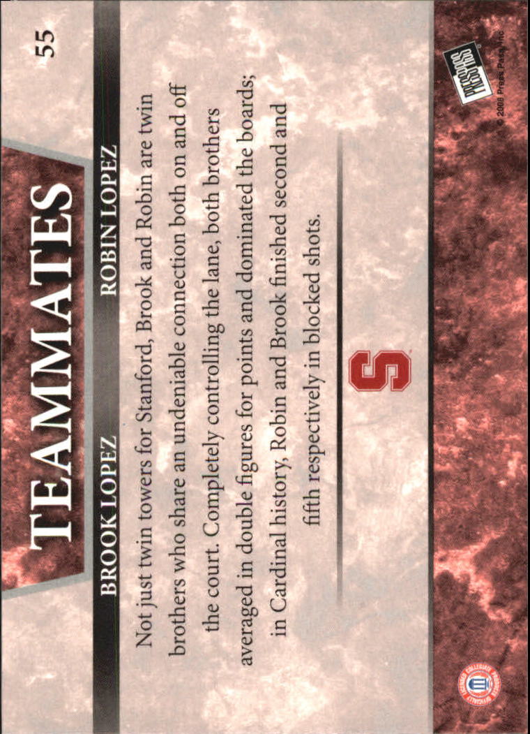 2008 Press Pass Basketball "Main Set" Base Cards #1 to #65 - Picture 101 of 115