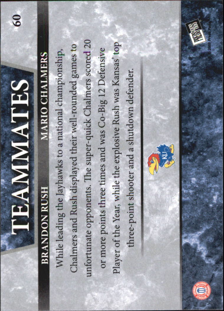 2008 Press Pass Basketball "Main Set" Base Cards #1 to #65 - Picture 109 of 115