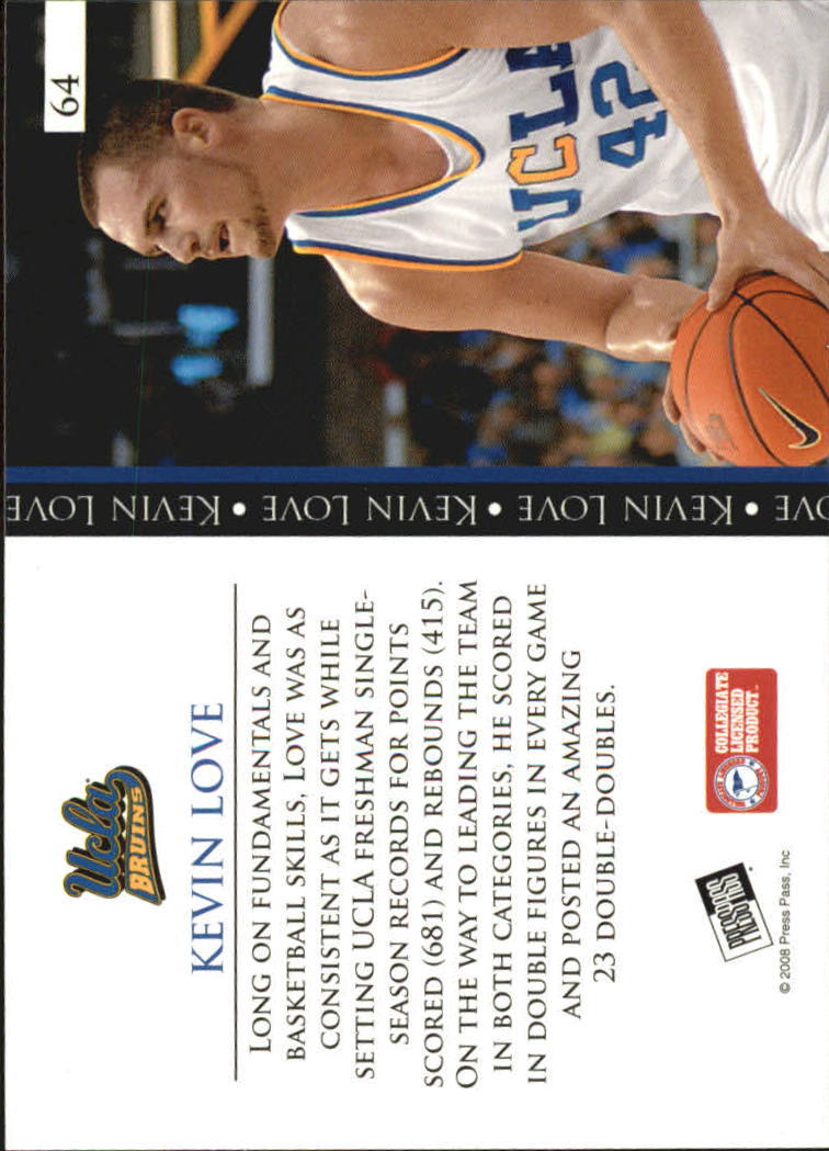 2008 Press Pass Basketball "Main Set" Base Cards #1 to #65 - Picture 115 of 115