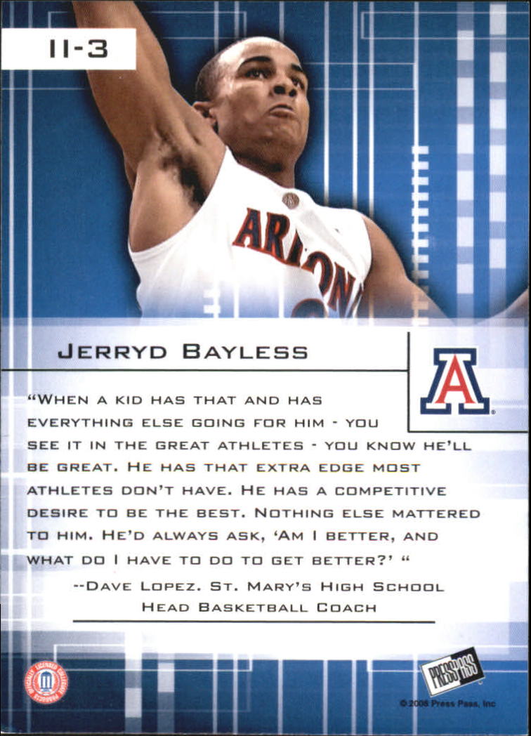 2008 Press Pass Basketball "Insider Insight" Insert and Parallel Insert Cards - Picture 23 of 29