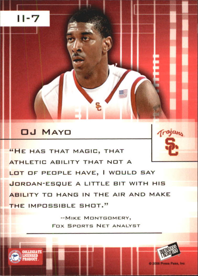 2008 Press Pass Basketball "Insider Insight" Insert and Parallel Insert Cards - Picture 27 of 29