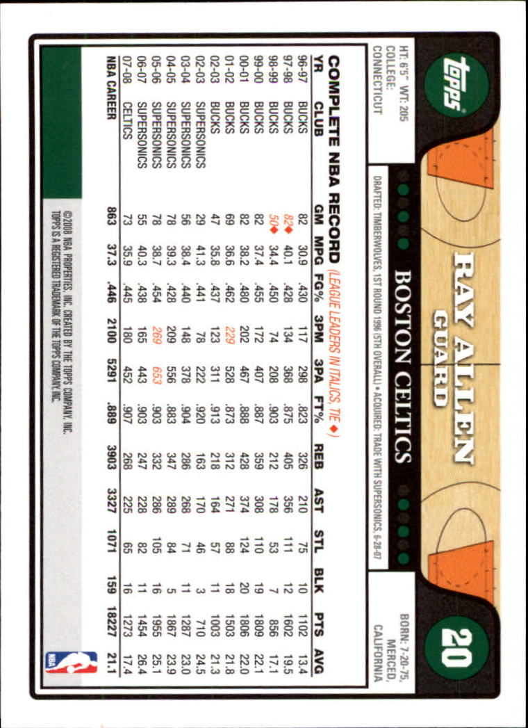 2008-09 Topps Basketball Card Pick - Picture 37 of 391