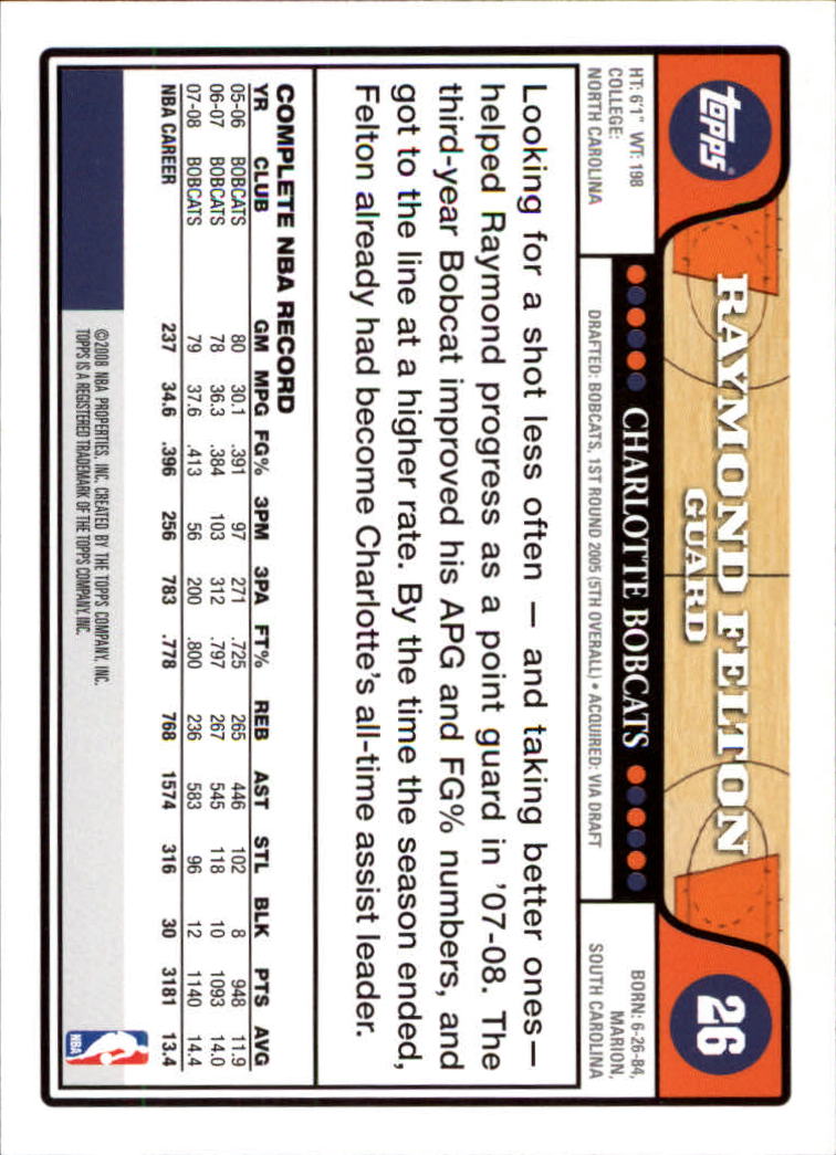 2008-09 Topps Basketball Card Pick - Picture 45 of 391