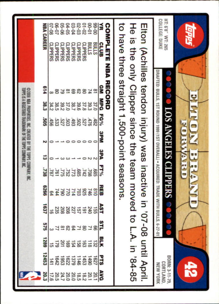 2008-09 Topps Basketball Card Pick - Picture 71 of 391