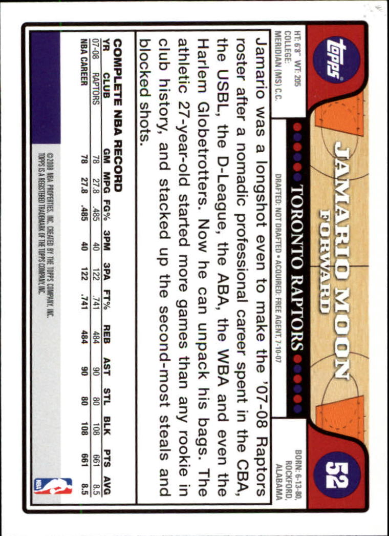 2008-09 Topps Basketball Card Pick - Picture 91 of 391