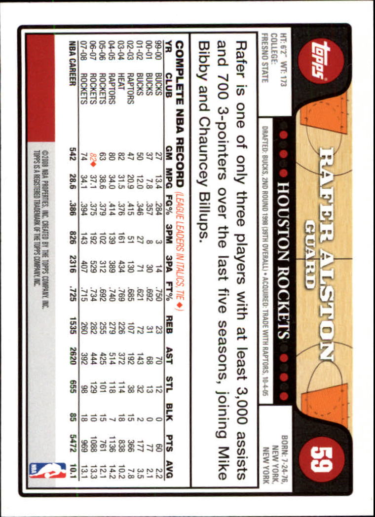 2008-09 Topps Basketball Card Pick - Picture 105 of 391