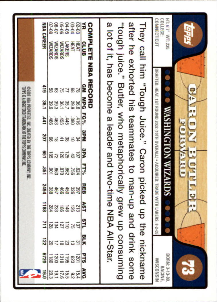 2008-09 Topps Basketball Card Pick - Picture 133 of 391