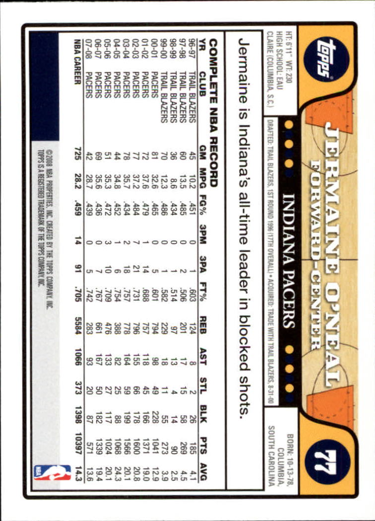 2008-09 Topps Basketball Card Pick - Picture 141 of 391