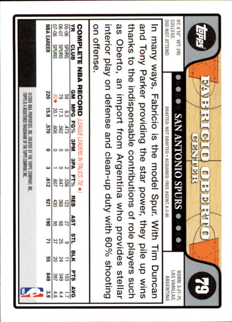 2008-09 Topps Basketball Card Pick - Picture 145 of 391