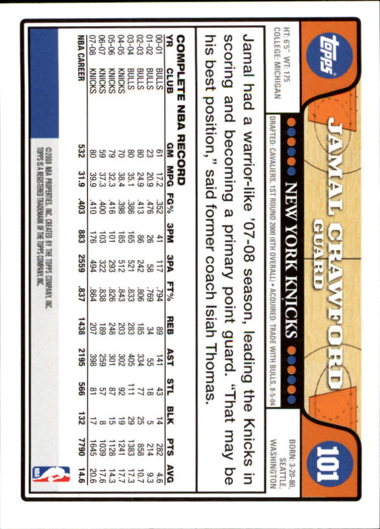 2008-09 Topps Basketball Card Pick - Picture 187 of 391