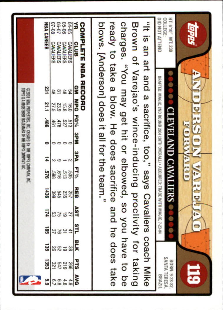 2008-09 Topps Basketball Card Pick - Picture 221 of 391