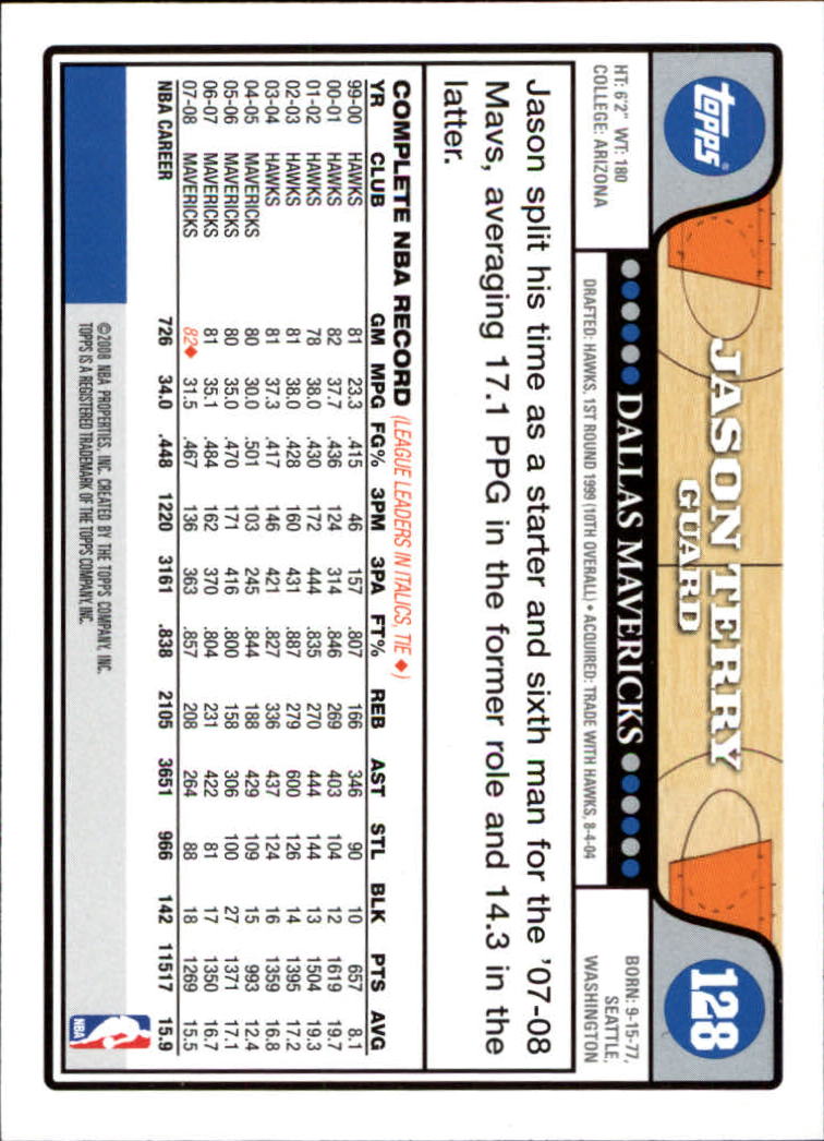 2008-09 Topps Basketball Card Pick - Picture 239 of 391