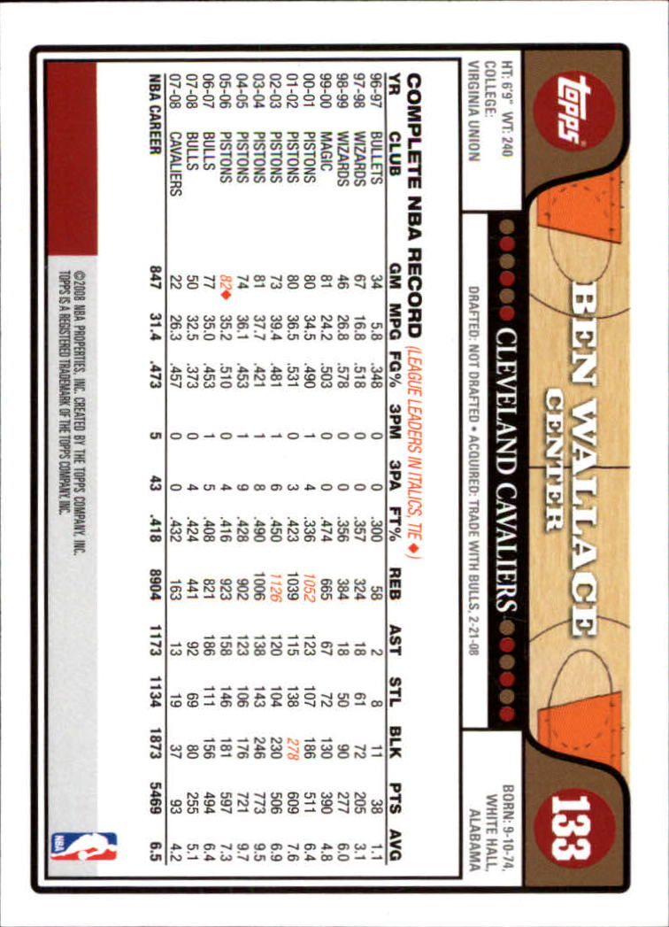 2008-09 Topps Basketball Card Pick - Picture 249 of 391