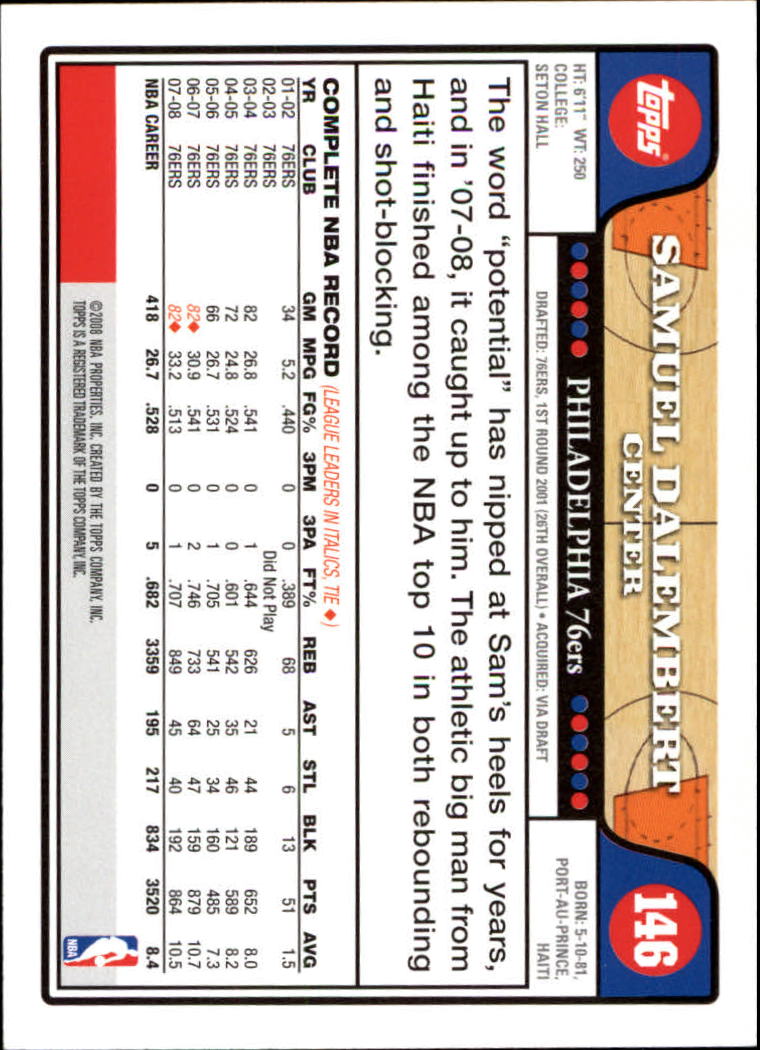 2008-09 Topps Basketball Card Pick - Picture 275 of 391