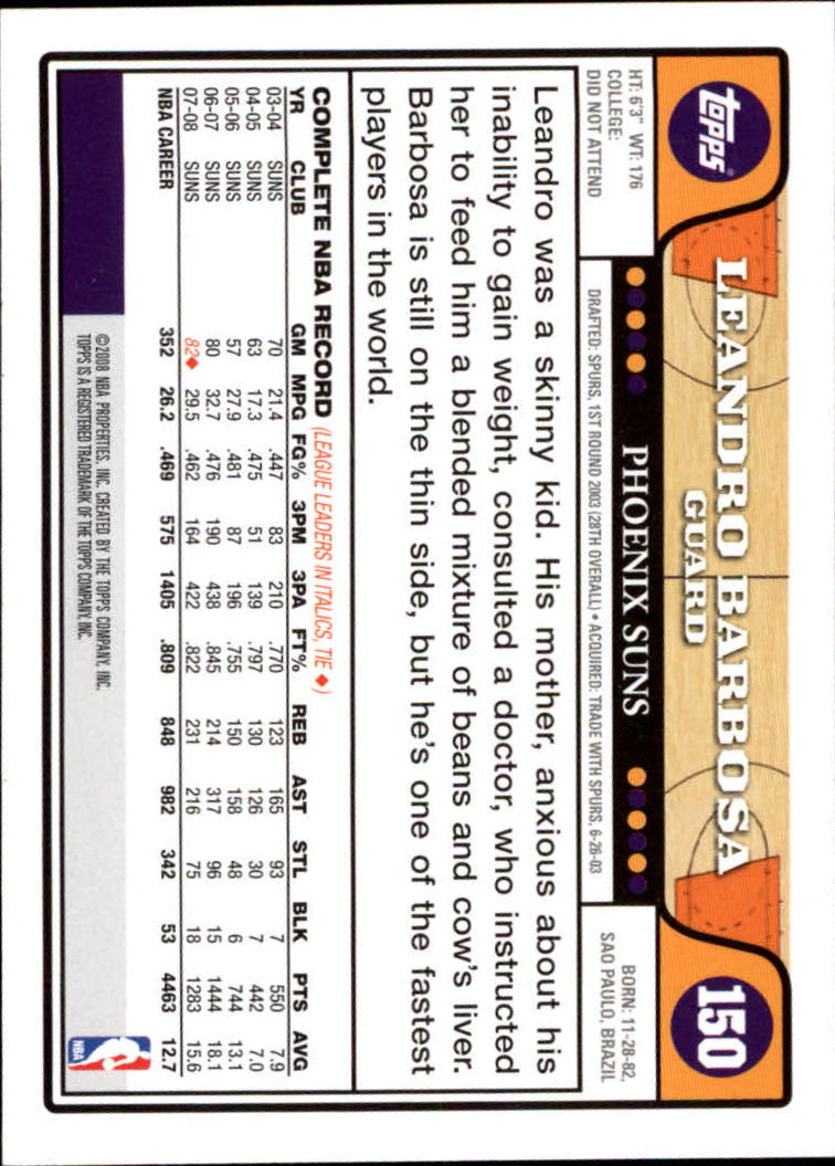 2008-09 Topps Basketball Card Pick - Picture 283 of 391