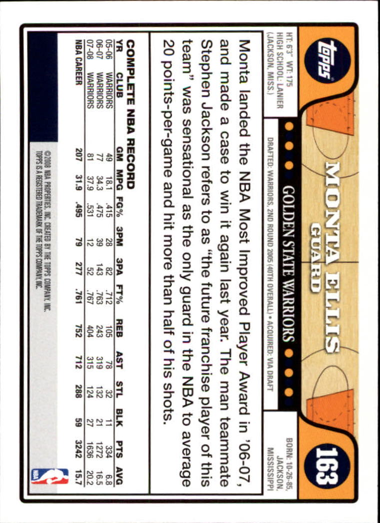 2008-09 Topps Basketball Card Pick - Picture 309 of 391