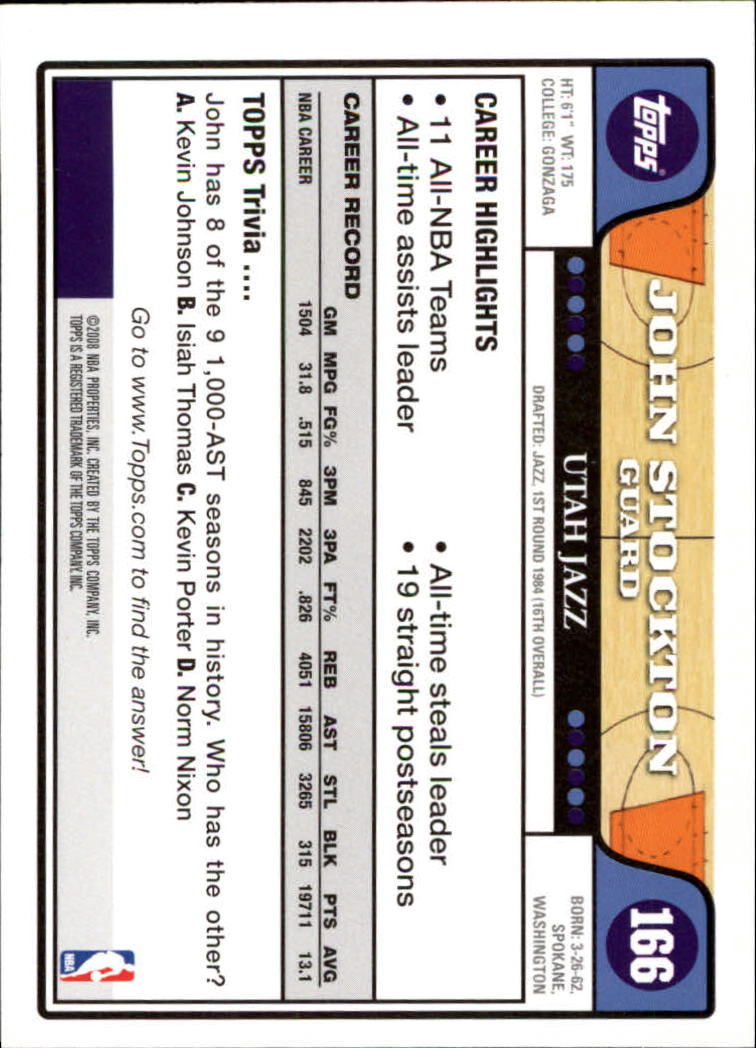 2008-09 Topps Basketball Card Pick - Picture 315 of 391