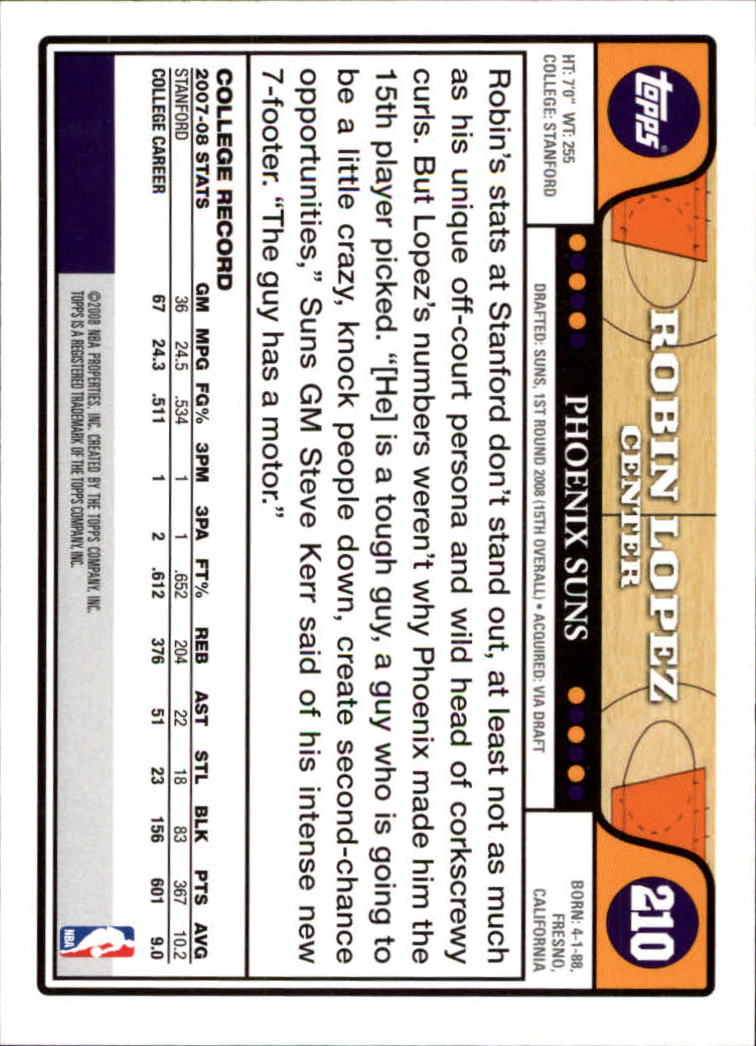 2008-09 Topps Basketball Card Pick - Picture 375 of 391