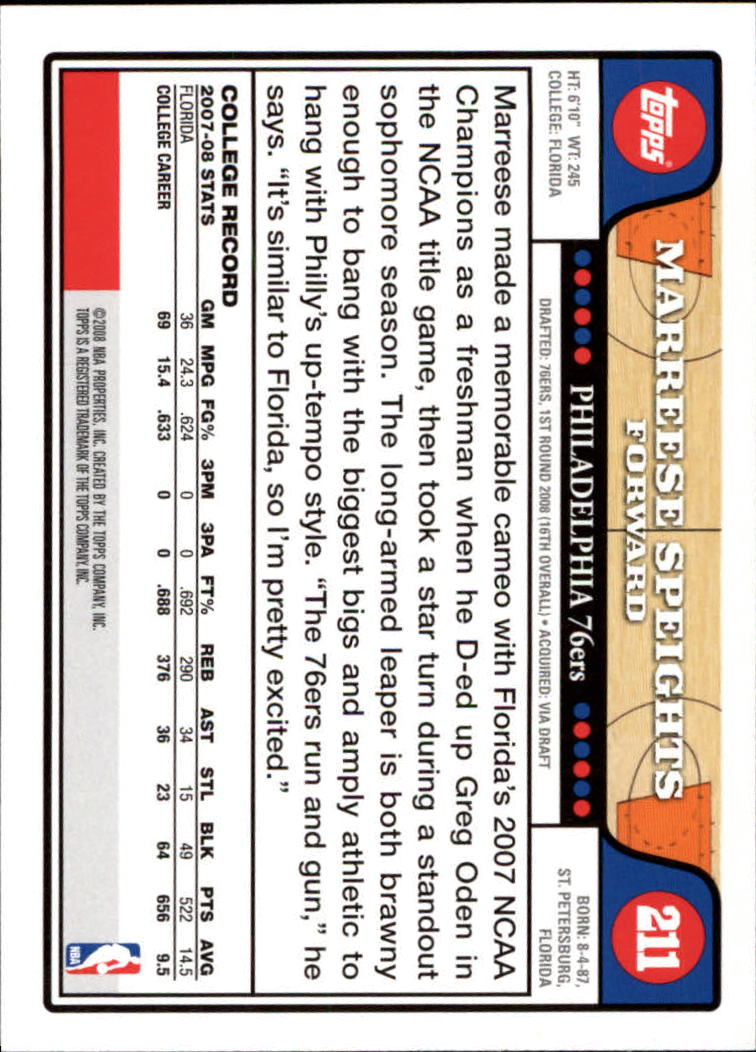 2008-09 Topps Basketball Card Pick - Picture 377 of 391