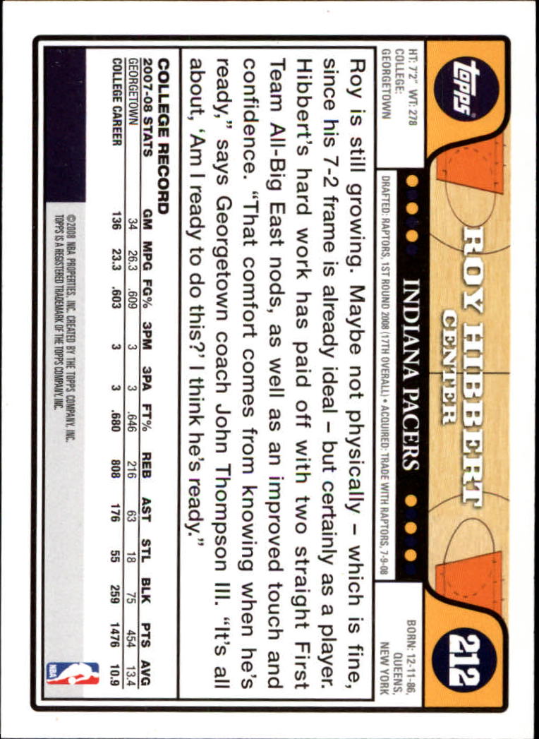 2008-09 Topps Basketball Card Pick - Picture 379 of 391