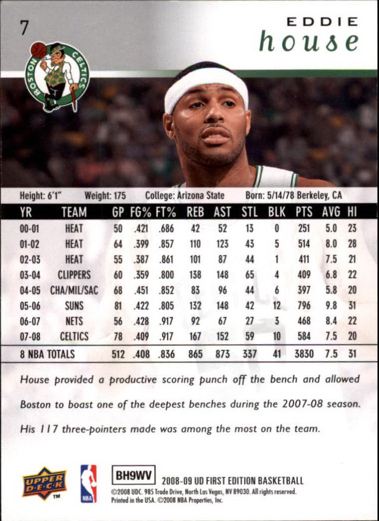 2008-09 Upper Deck First Edition Basketball Card Pick - Picture 15 of 361