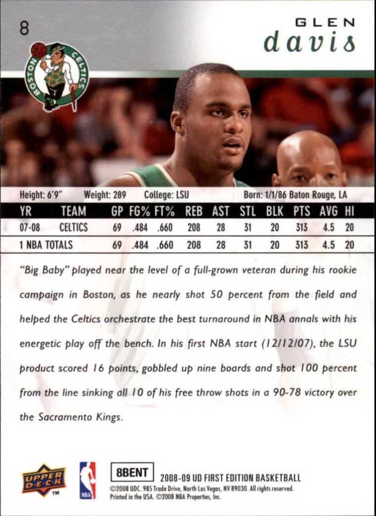 2008-09 Upper Deck First Edition Basketball Card Pick - Picture 17 of 361