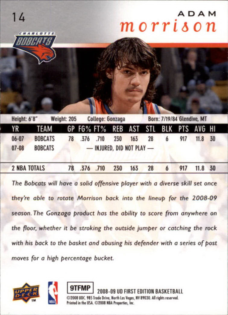 2008-09 Upper Deck First Edition Basketball Card Pick - Picture 21 of 361