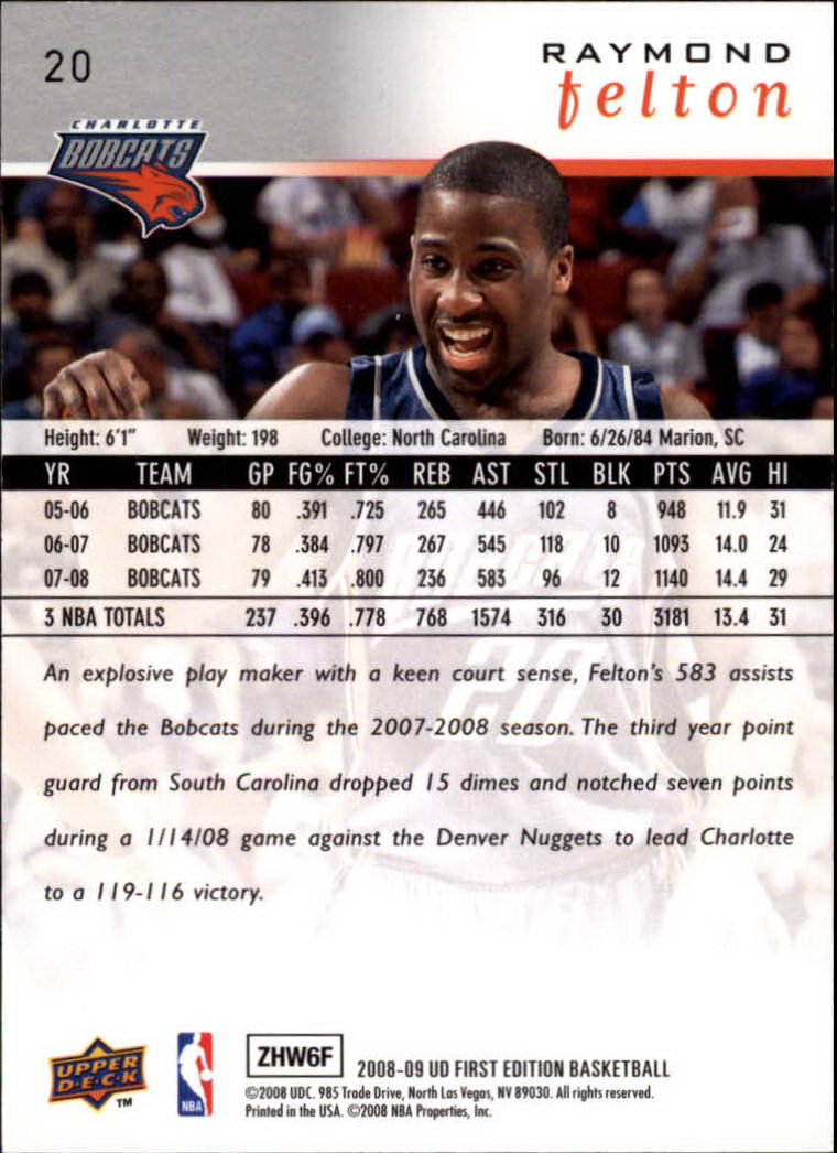 2008-09 Upper Deck First Edition Basketball Card Pick - Picture 33 of 361