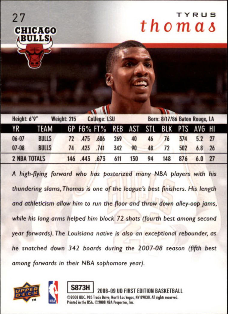 2008-09 Upper Deck First Edition Basketball Card Pick - Picture 45 of 361