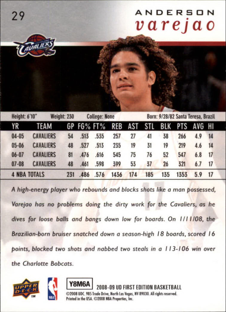 2008-09 Upper Deck First Edition Basketball Card Pick - Picture 49 of 361