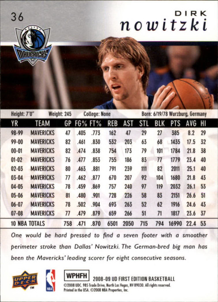 2008-09 Upper Deck First Edition Basketball Card Pick - Picture 59 of 361