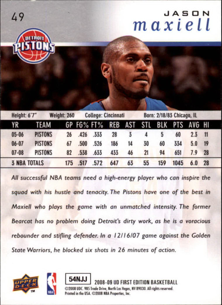 2008-09 Upper Deck First Edition Basketball Card Pick - Picture 79 of 361