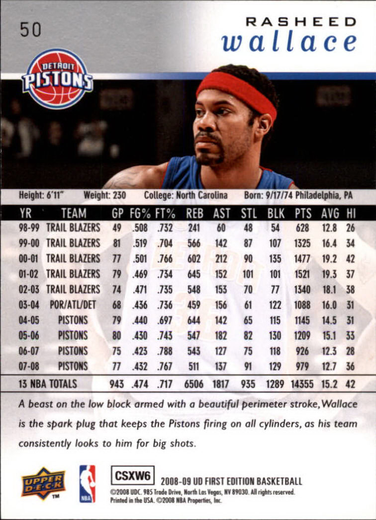 2008-09 Upper Deck First Edition Basketball Card Pick - Picture 81 of 361