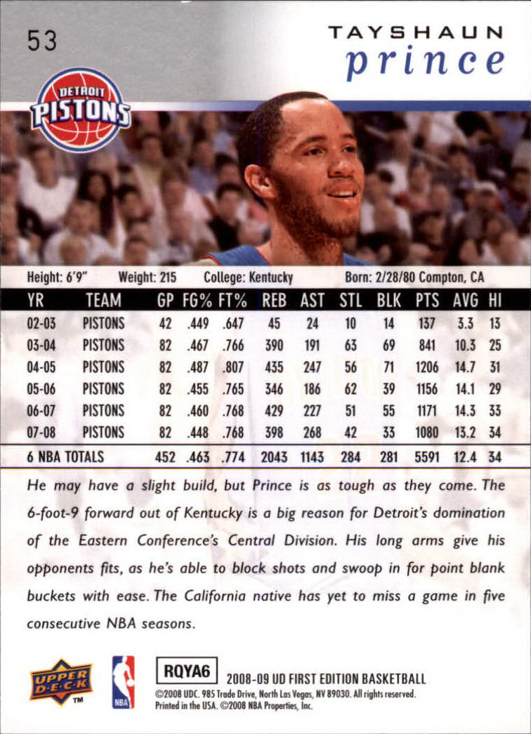 2008-09 Upper Deck First Edition Basketball Card Pick - Picture 87 of 361