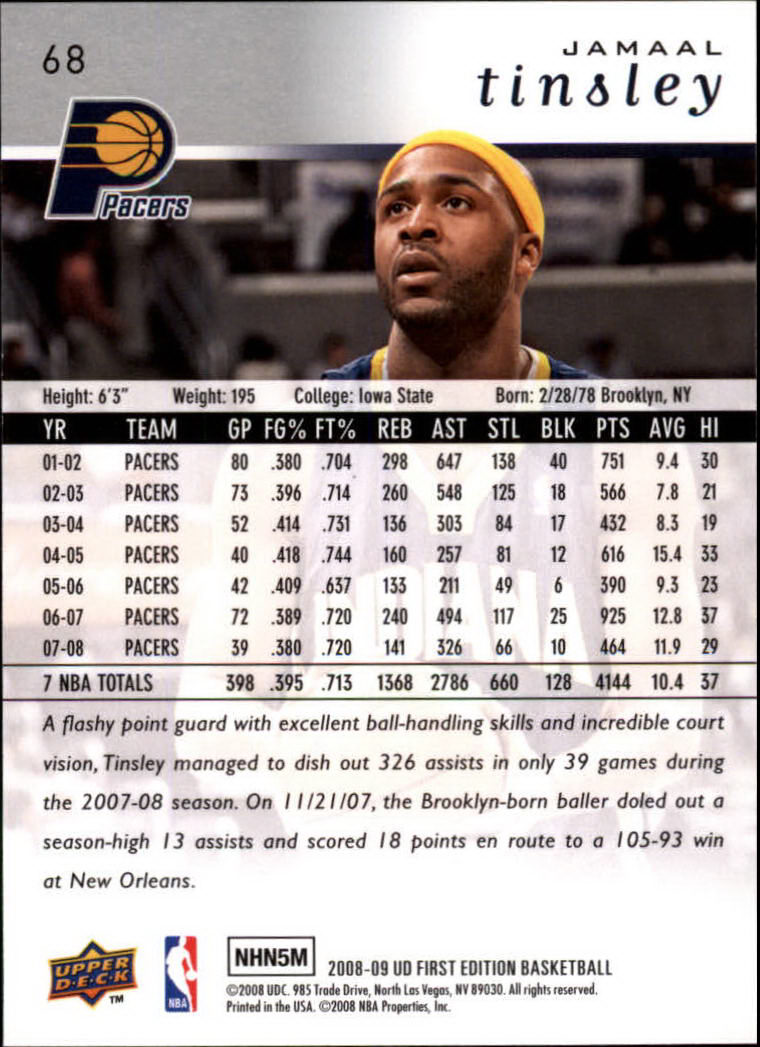 2008-09 Upper Deck First Edition Basketball Card Pick - Picture 109 of 361