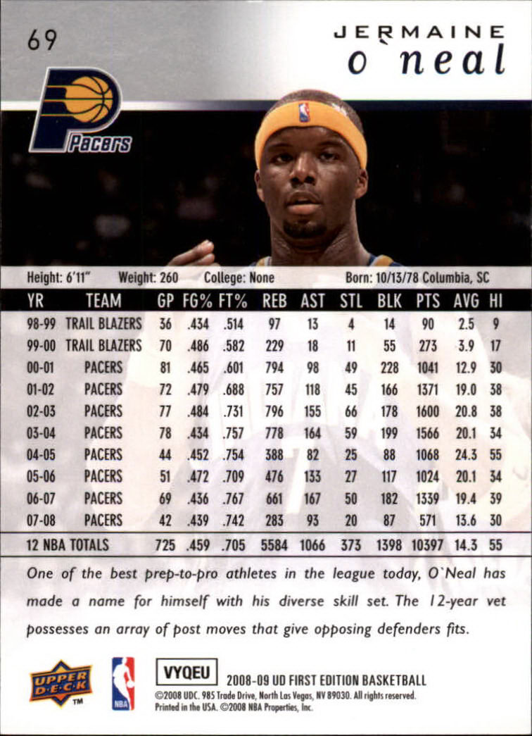 2008-09 Upper Deck First Edition Basketball Card Pick - Picture 111 of 361