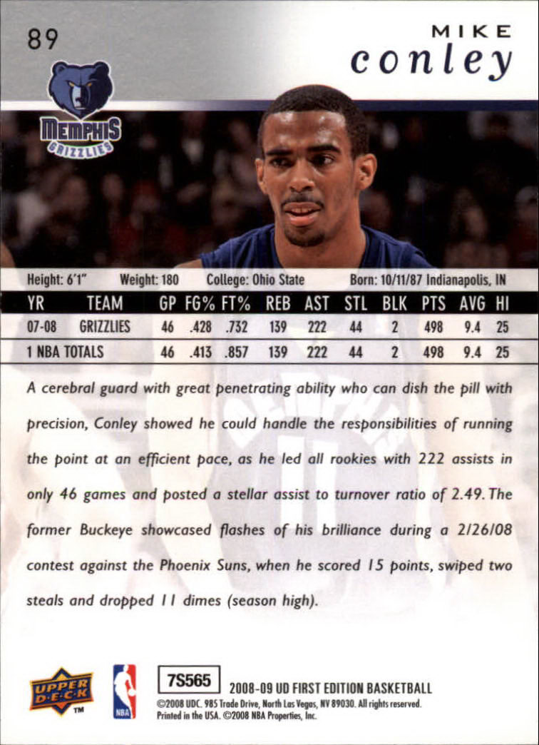2008-09 Upper Deck First Edition Basketball Card Pick - Picture 137 of 361