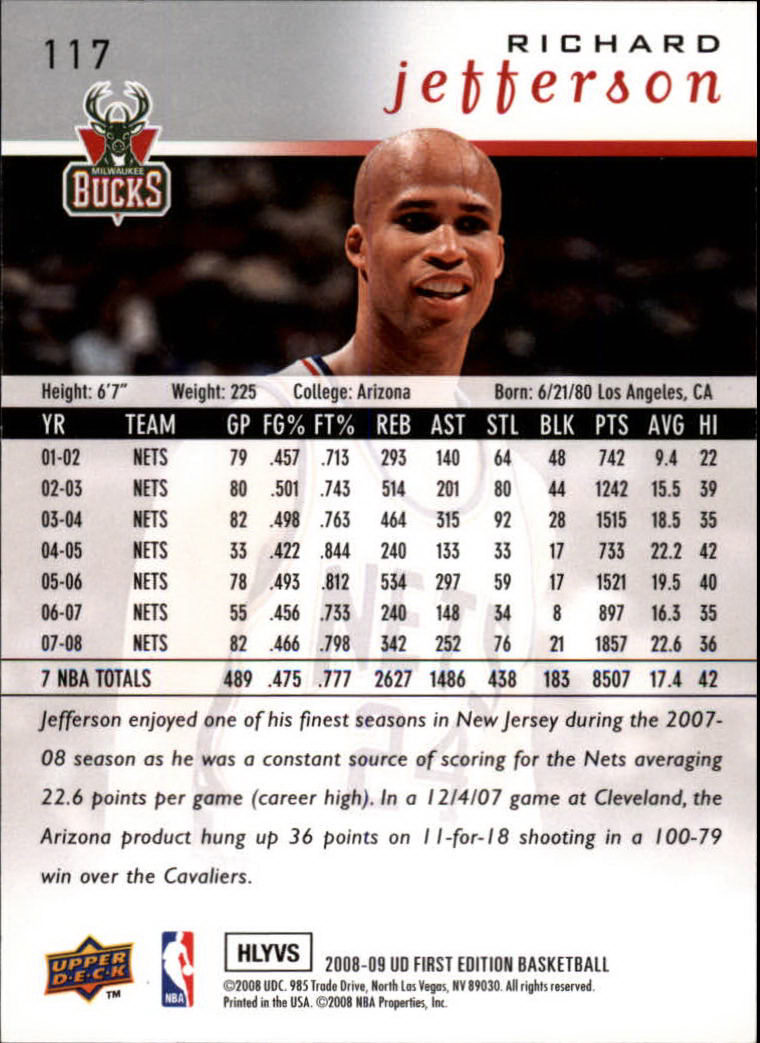 2008-09 Upper Deck First Edition Basketball Card Pick - Picture 179 of 361