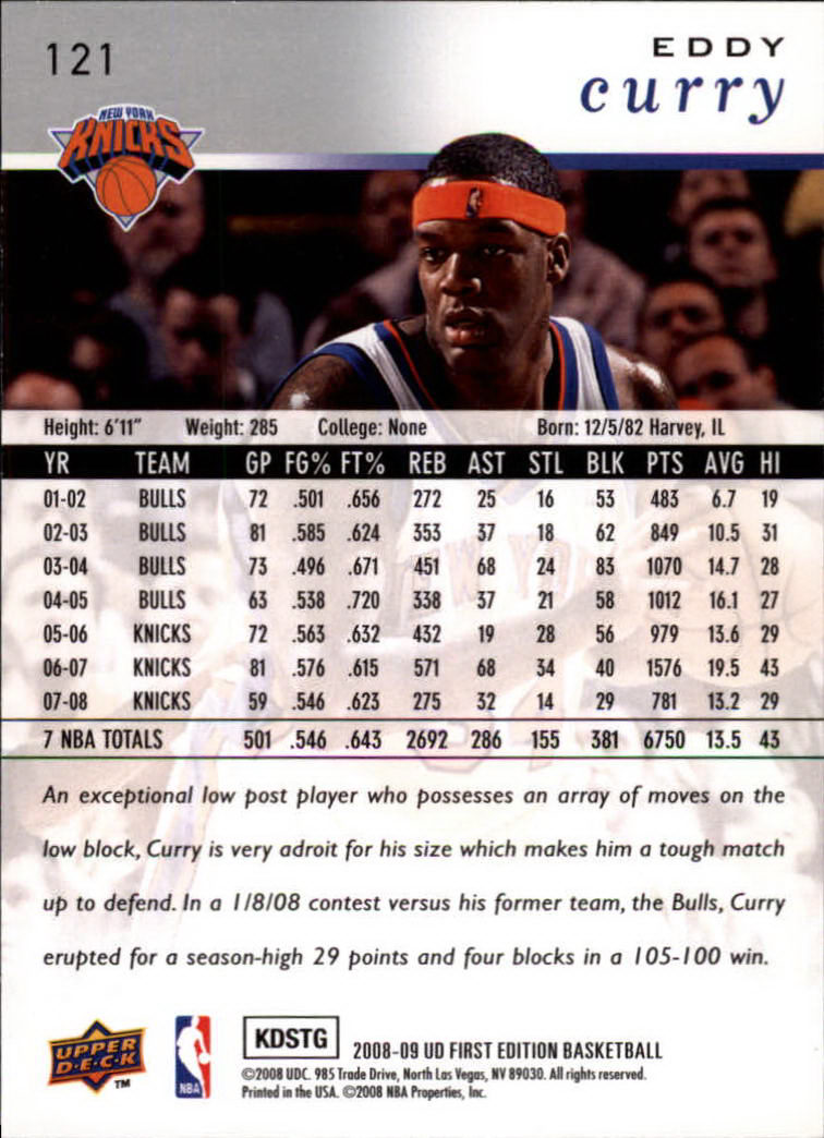 2008-09 Upper Deck First Edition Basketball Card Pick - Picture 185 of 361