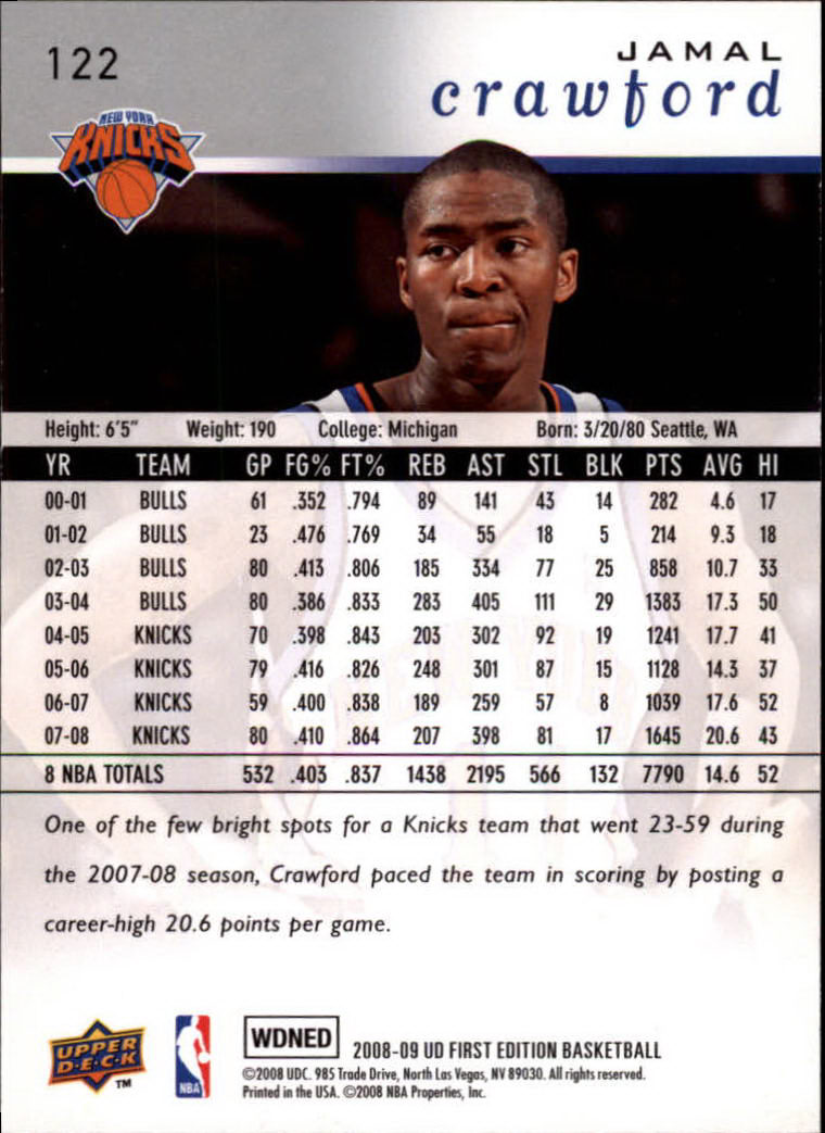 2008-09 Upper Deck First Edition Basketball Card Pick - Picture 187 of 361