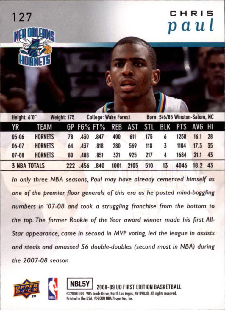 2008-09 Upper Deck First Edition Basketball Card Pick - Picture 197 of 361