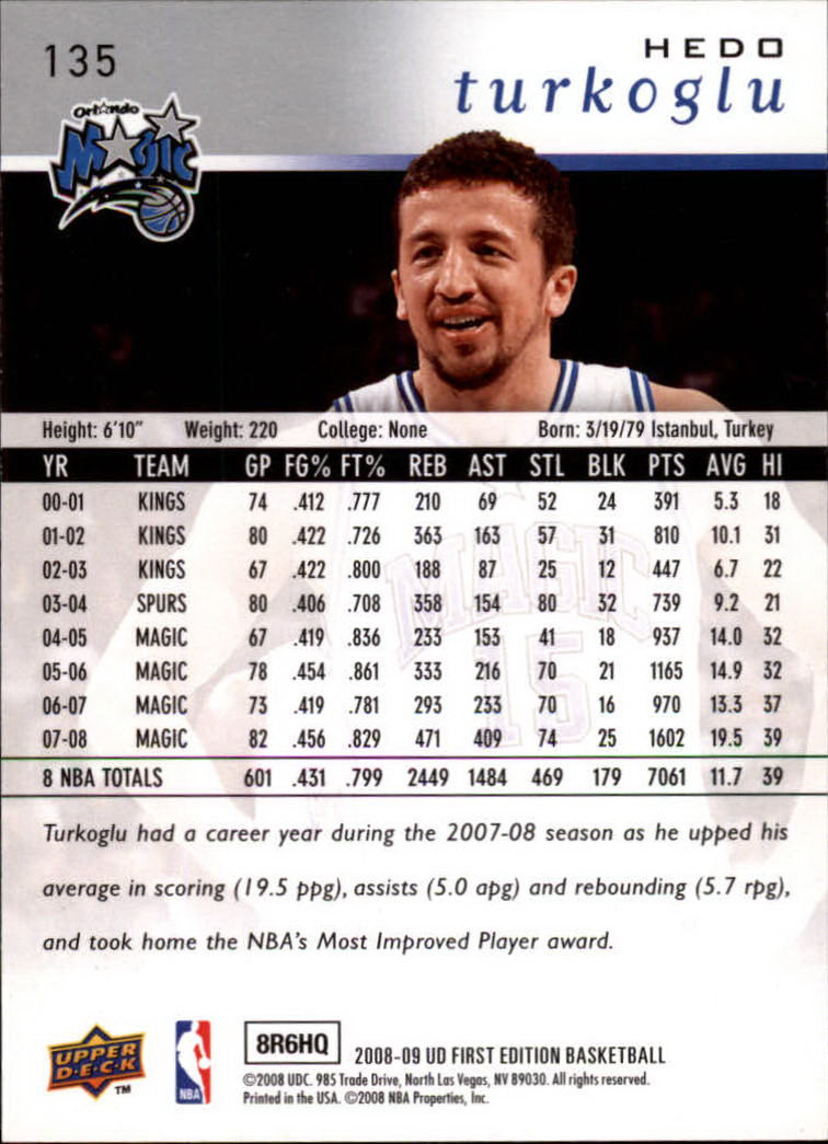 2008-09 Upper Deck First Edition Basketball Card Pick - Picture 207 of 361