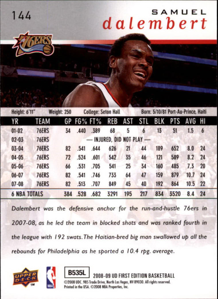 2008-09 Upper Deck First Edition Basketball Card Pick - Picture 223 of 361