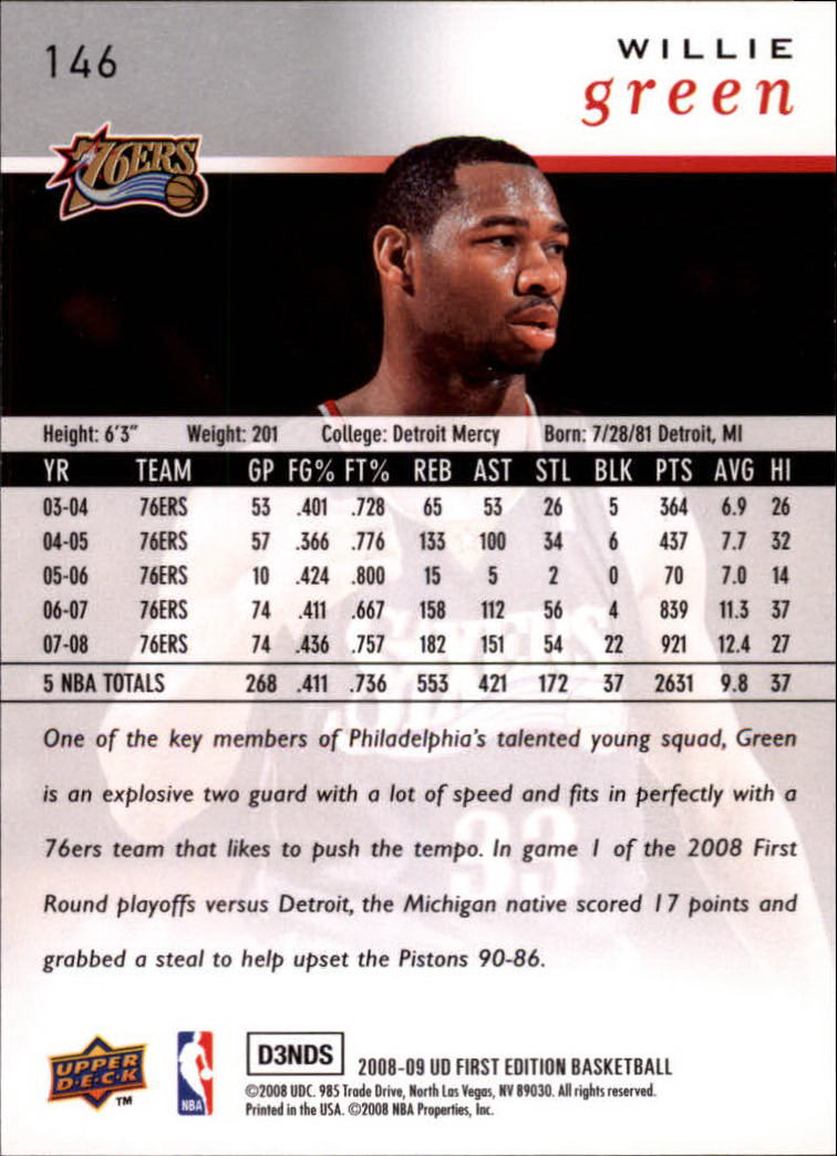 2008-09 Upper Deck First Edition Basketball Card Pick - Picture 227 of 361