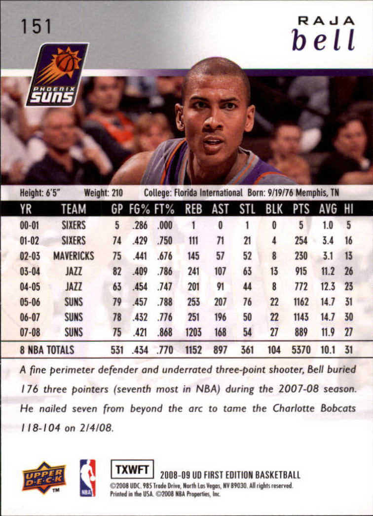 2008-09 Upper Deck First Edition Basketball Card Pick - Picture 235 of 361