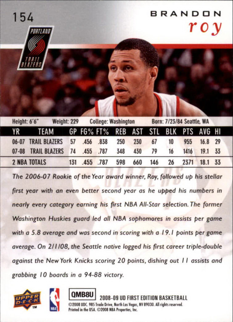 2008-09 Upper Deck First Edition Basketball Card Pick - Picture 239 of 361