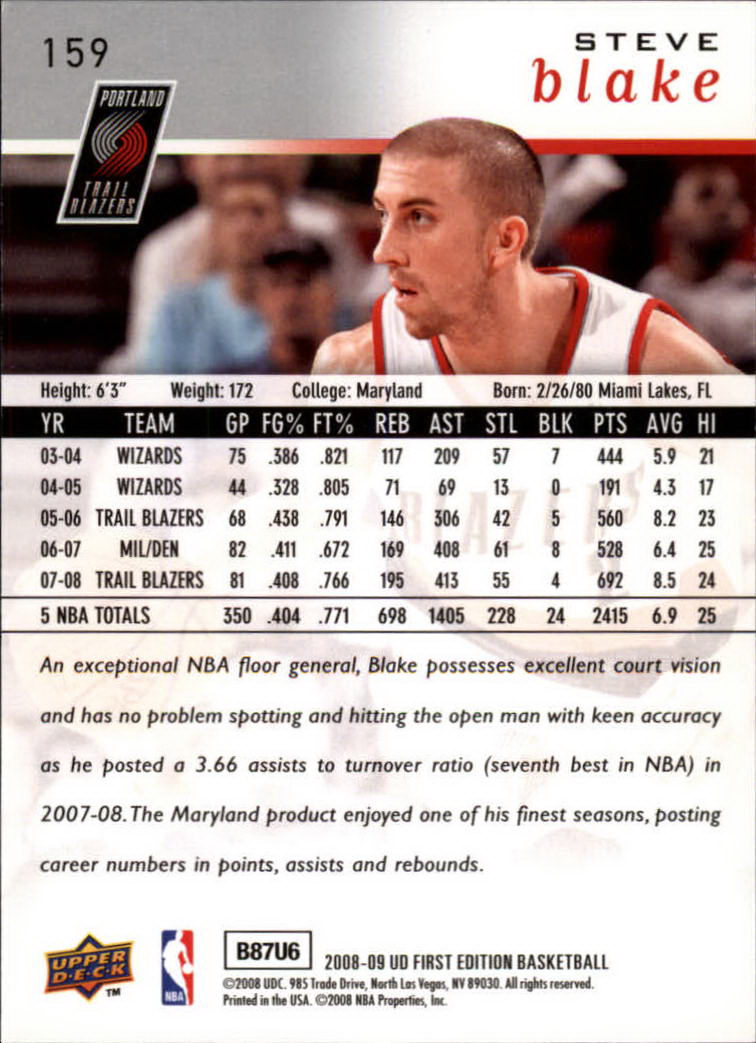 2008-09 Upper Deck First Edition Basketball Card Pick - Picture 247 of 361