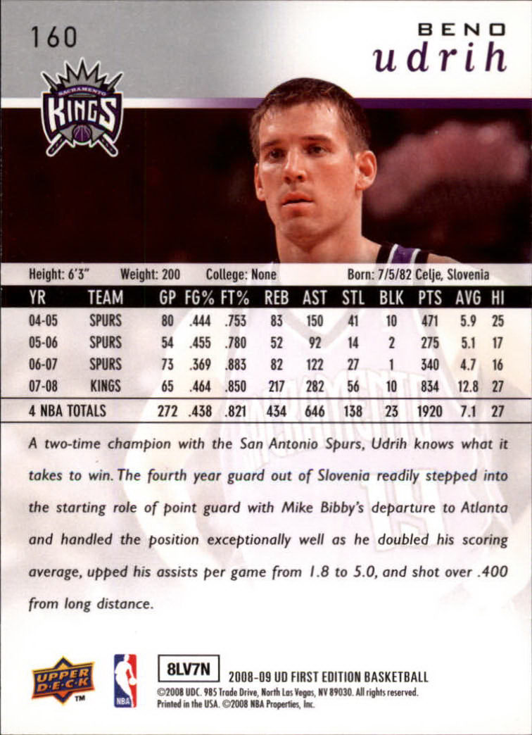 2008-09 Upper Deck First Edition Basketball Card Pick - Picture 249 of 361
